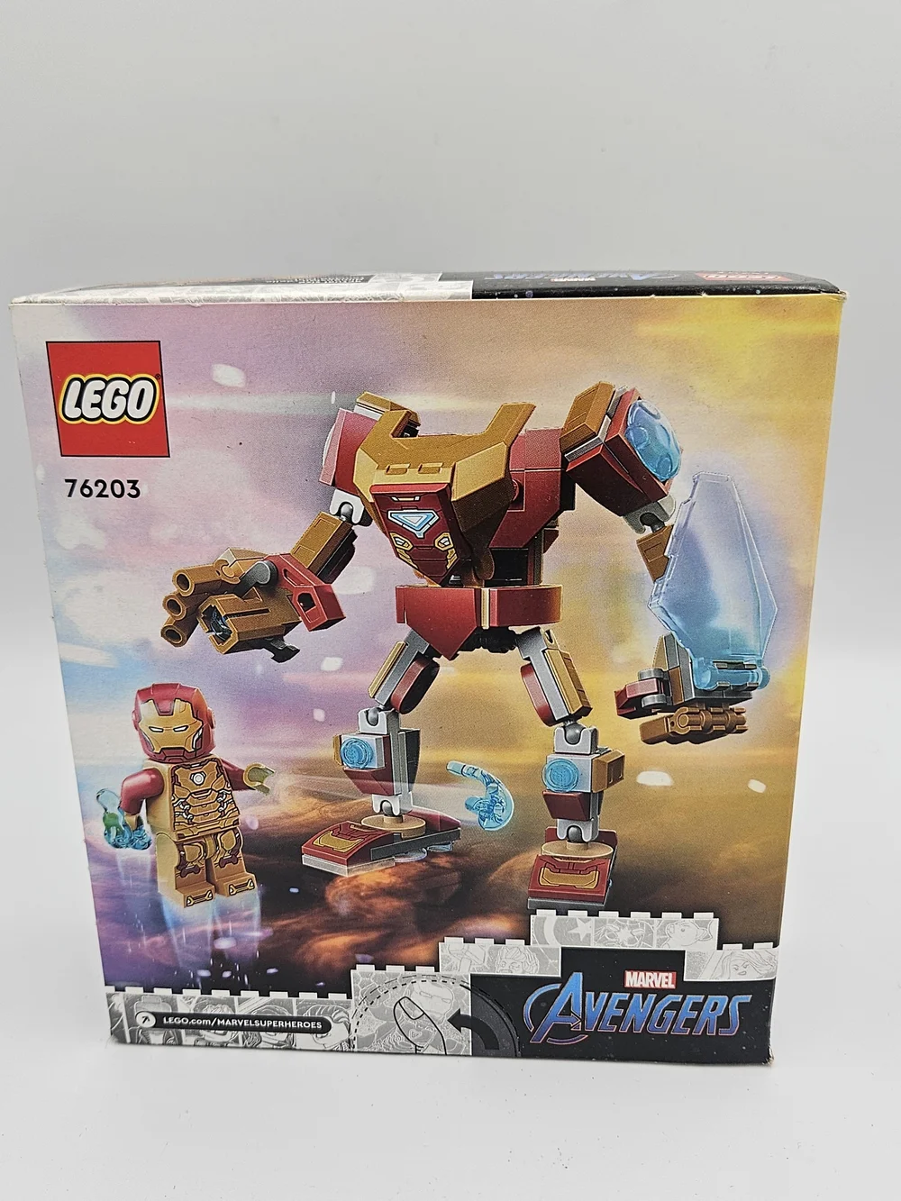 LEGO Marvel Avengers Iron Man Mech Armor Sets (3) -76203, 76140 & 76307